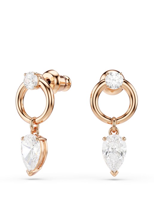 Swarovski Mesmera set van ketting en oorstekers met zirkonia - detail 5 roségoud