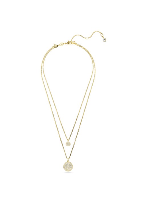 Swarovski Meteora ketting verguld  - detail goud