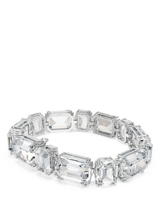 Swarovski Millenia armband met kristal M  - detail 5 zilver