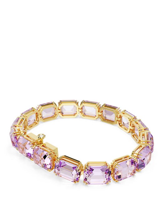 Swarovski Millenia armband met kristal M  - detail 4 roze