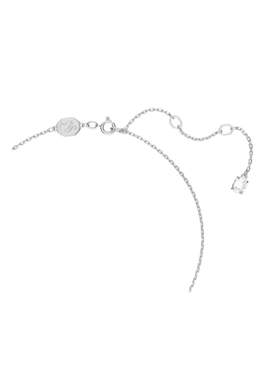 Swarovski Millenia ketting met hanger - detail zilver