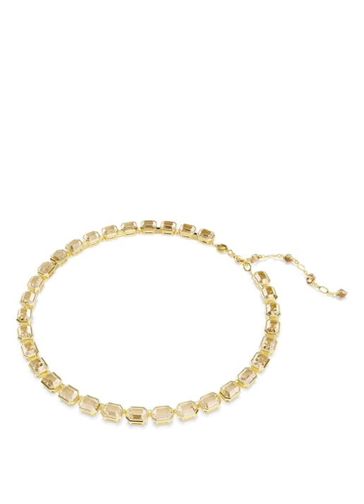 Swarovski Millenia ketting met kristal - detail goud