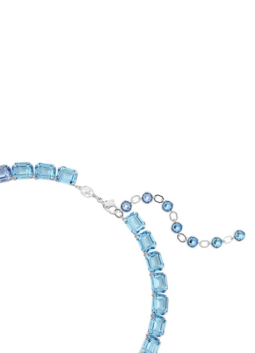 Swarovski Millenia ketting met Swarovski ReCreated™ kristal - detail 3 blauw