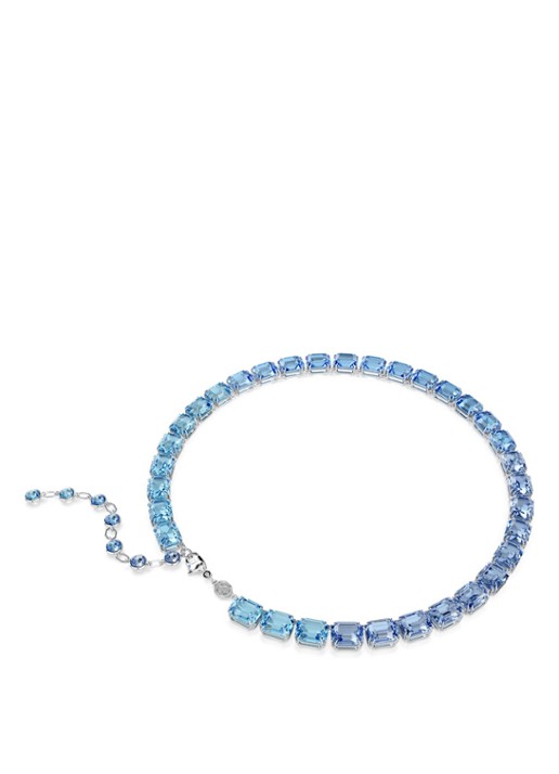 Swarovski Millenia ketting met Swarovski ReCreated™ kristal - detail 4 blauw