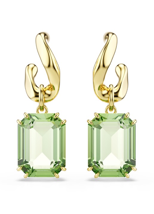 Swarovski Millenia oorstekers verguld
