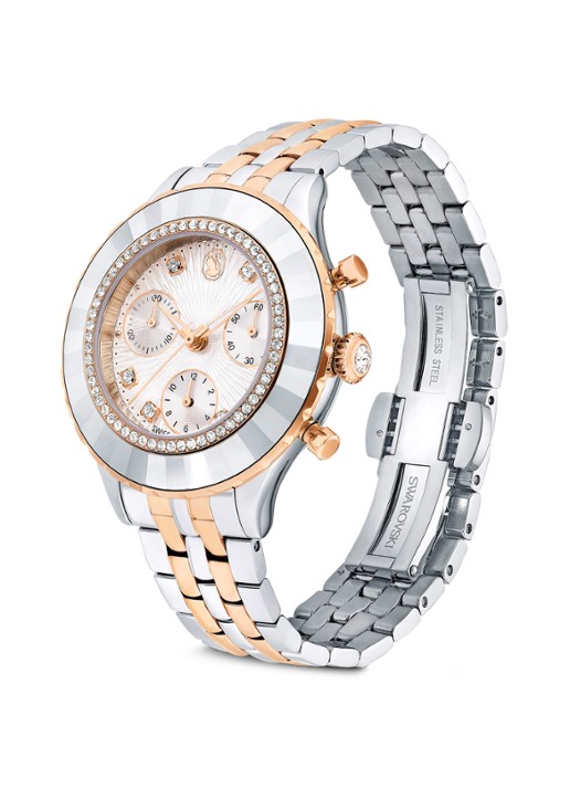 Swarovski Octea Chrono horloge 5672937 - detail 2 zilver