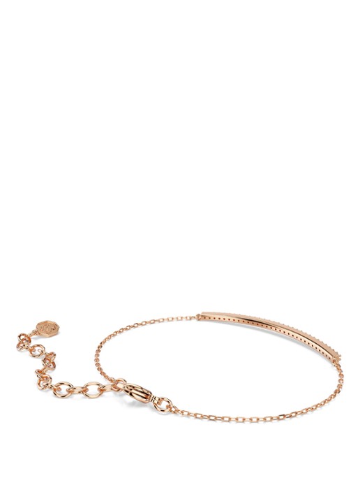 Swarovski Only armband met kristal - detail 4 roségoud