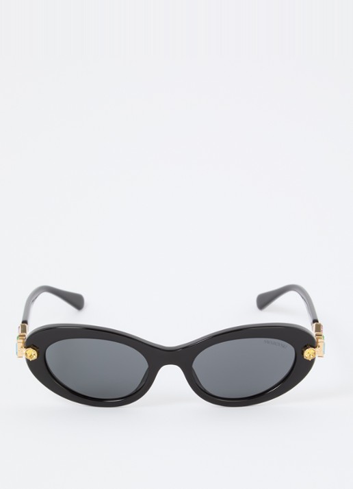 Swarovski Retro zonnebril SK6042 - detail zwart