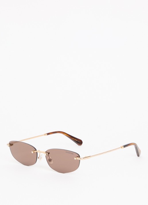 Swarovski Retro zonnebril SK7045D - voorkant 4 goud