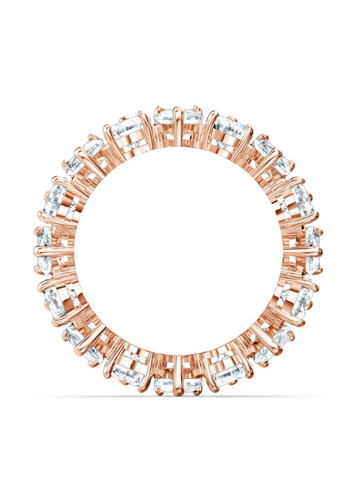 Swarovski Ring met kristal - detail roségoud