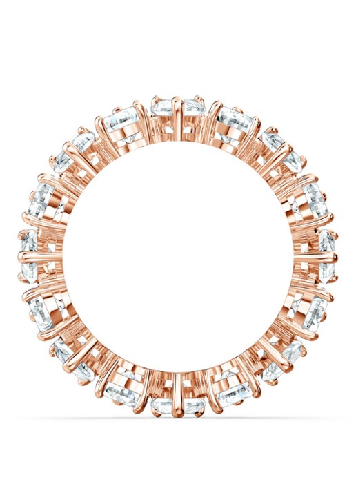 Swarovski Ring met kristal - detail 5 roségoud