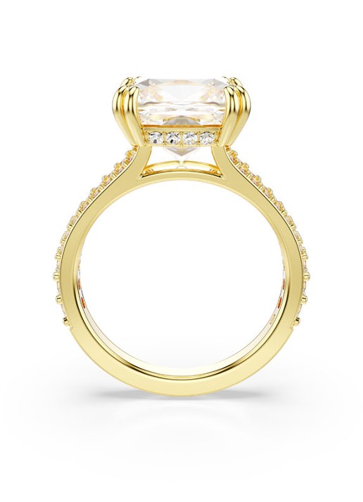 Swarovski Stilla Cocktail ring verguld 52 - detail 4 goud