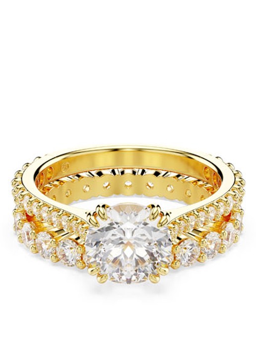 Swarovski Stilla Double ring verguld
