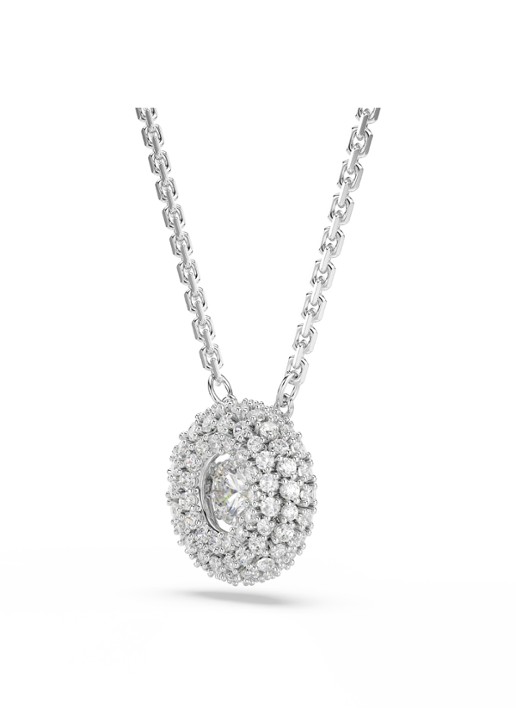 Swarovski Sublima ketting met kristal - detail 3 zilver