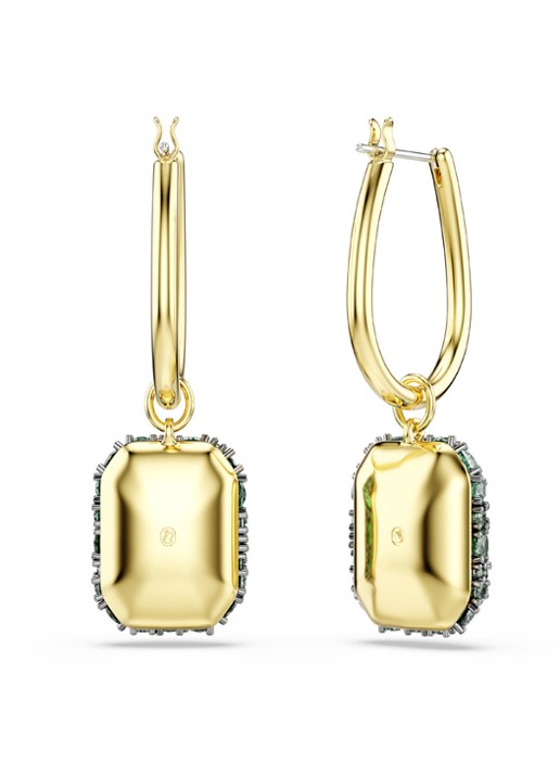 Swarovski Sublima oorhangers met kristal - detail 3 goud