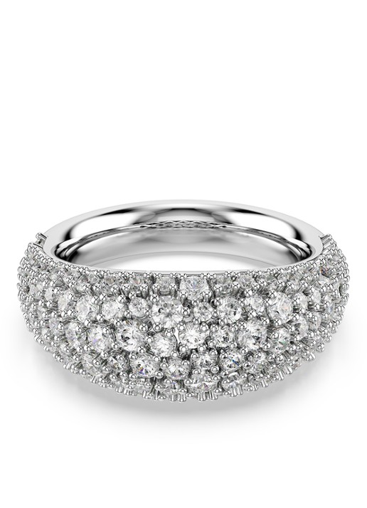 Swarovski Sublima ring met zirkonia 60 - voorkant 4 zilver