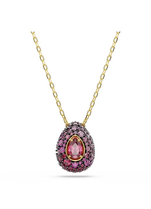 Swarovski Sublima set van ketting en oorknopjes met kristal - detail 4 goud