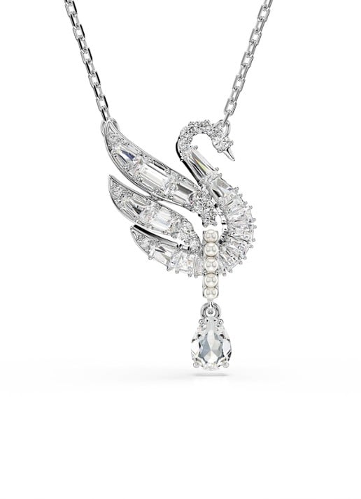 Swarovski Swan ketting met zirkonia