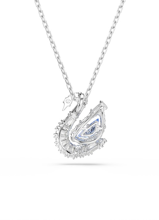 Swarovski Swan ketting met zirkonia - detail 6 zilver