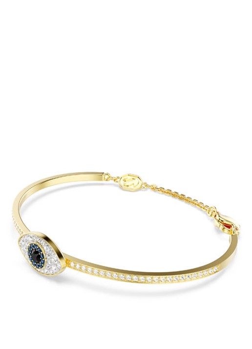 Swarovski Symbolica armband met kristal M - detail goud