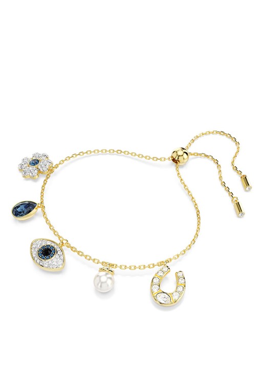Swarovski Symbolica armband verguld M - detail goud