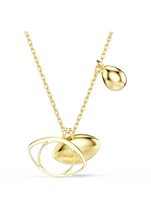Swarovski Symbolica ketting met kristal - detail 4 goud