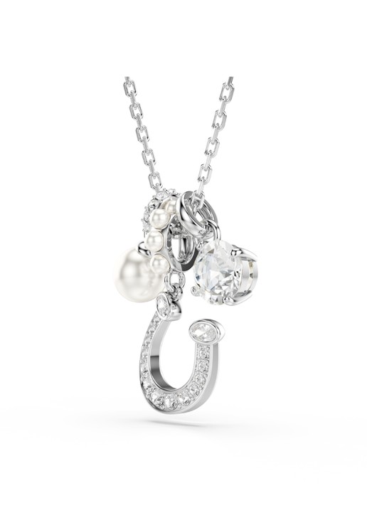 Swarovski Symbolica ketting met kristal - detail 3 zilver