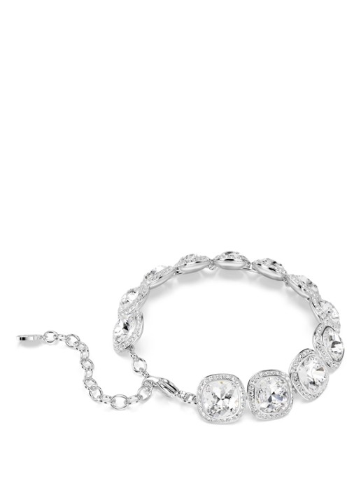 Swarovski Una armband met kristal - detail 4 zilver