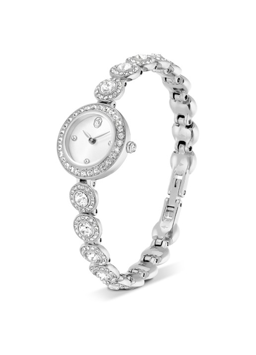 Swarovski Una horloge 5737038 - detail zilver