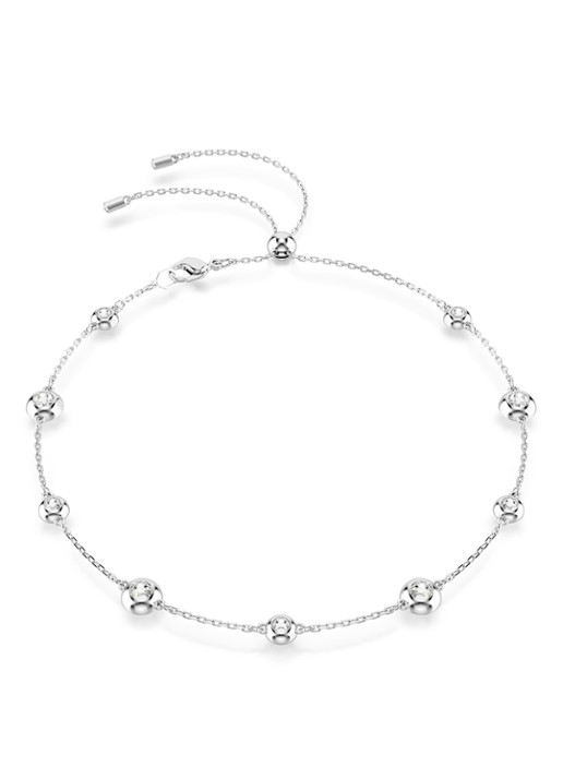 Swarovski Una ketting met kristal - detail 3 zilver