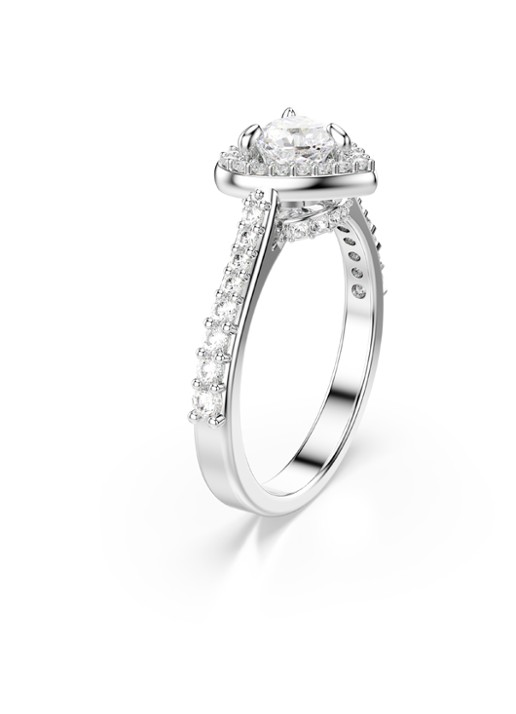 Swarovski Una ring met kristal 55 - detail 2 zilver