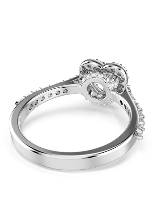Swarovski Una ring met kristal 55 - detail 4 zilver