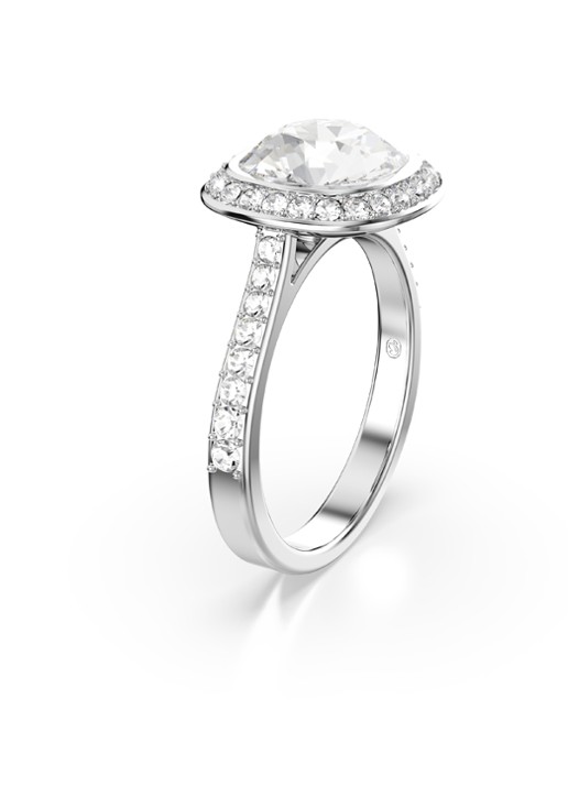 Swarovski Una ring met kristal 55 - detail 2 zilver