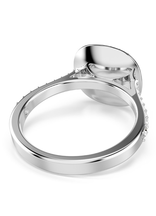 Swarovski Una ring met kristal 55 - detail 4 zilver