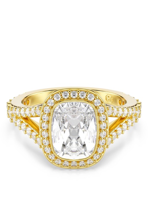 Swarovski Una ring verguld 50 - voorkant 4 goud