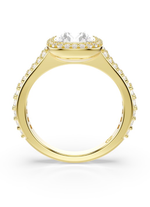 Swarovski Una ring verguld 55 - detail 2 goud