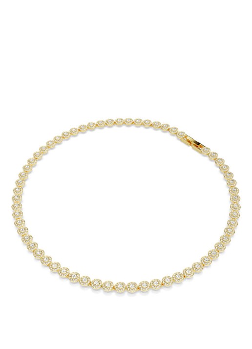 Swarovski Una set van ketting en armband verguld  - detail goud