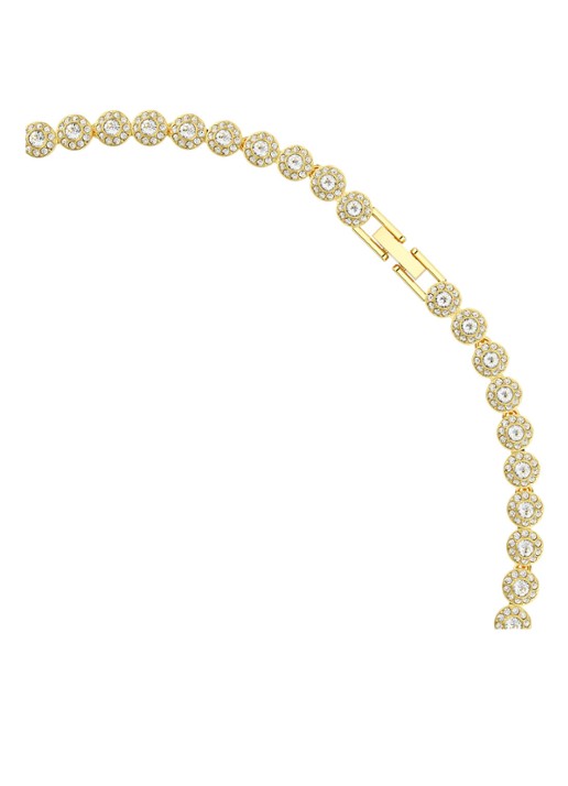 Swarovski Una set van ketting en armband verguld  - detail 2 goud