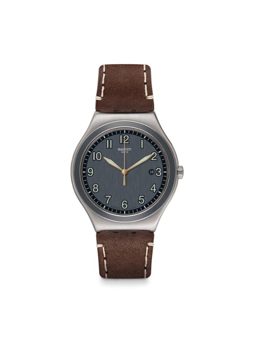 Swatch Brandy horloge YWS445 - voorkant 2 bruin