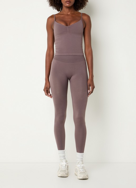 TALA Sculpt Seamless high waist skinny fit trainingslegging - voorkant 5 lichtbruin