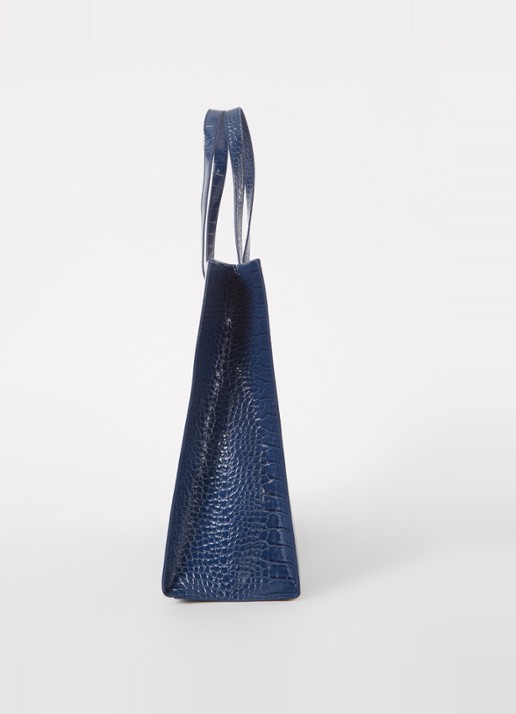 Ted Baker Alicon shopper met crocostructuur - detail 3 blauw