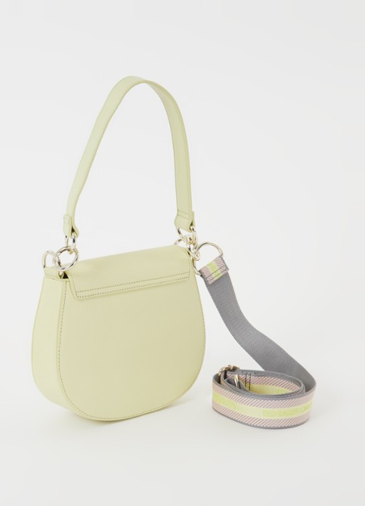 Ted Baker Darcell crossbodytas van leer  - achterkant 2 lindegroen