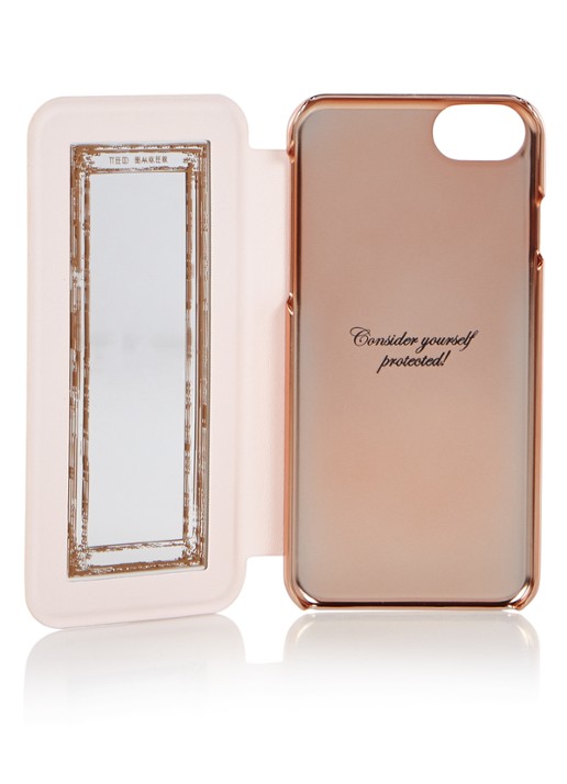 Ted Baker Glitsie telefoonhoes voor iPhone 6 / 6S / 7 - detail 2 lichtroze