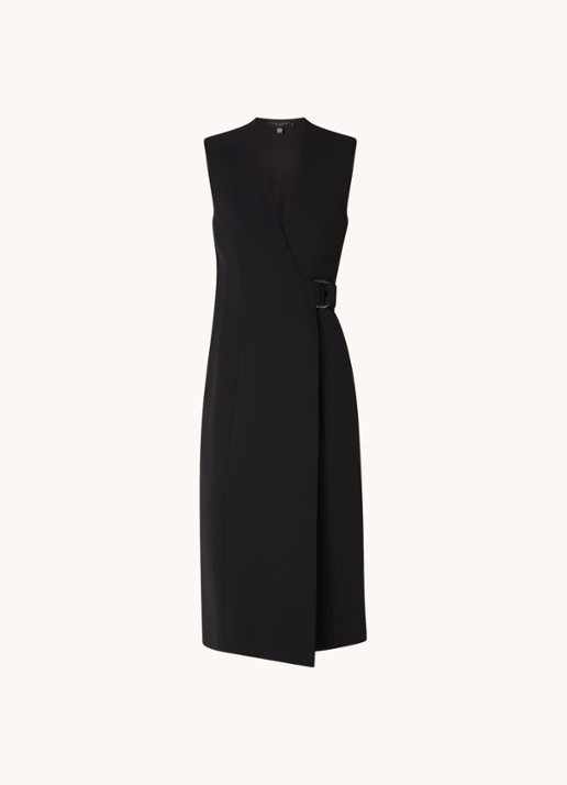 Ted Baker Molenaa midi blazerjurk met ceintuur - voorkant 3 zwart