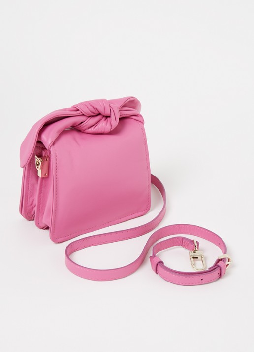 Ted Baker Niyah Mini handtas van leer - achterkant roze