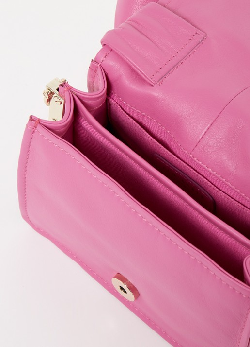 Ted Baker Niyah Mini handtas van leer - detail 3 roze