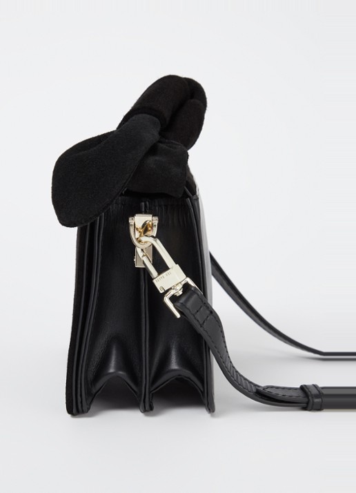 Ted Baker Niyah Mini handtas van leer - detail 3 diepzwart