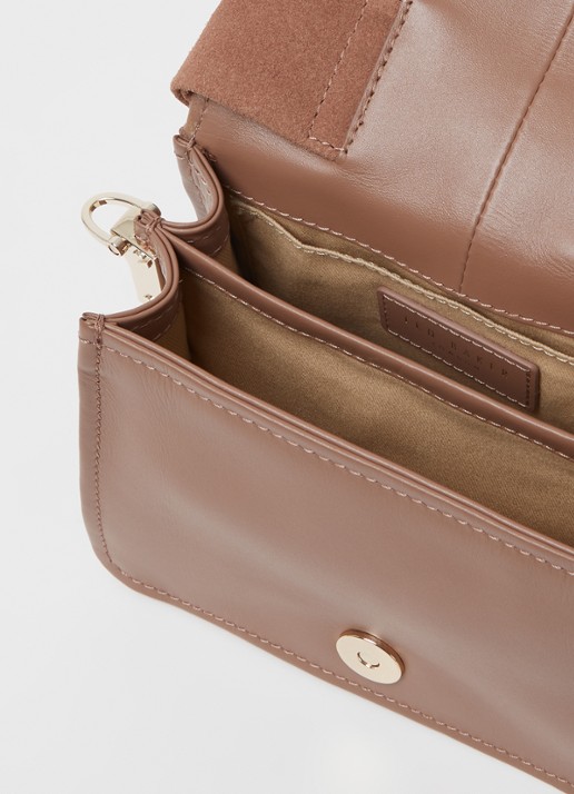 Ted Baker Niyah Mini handtas van leer - detail 3 hazelnootbruin