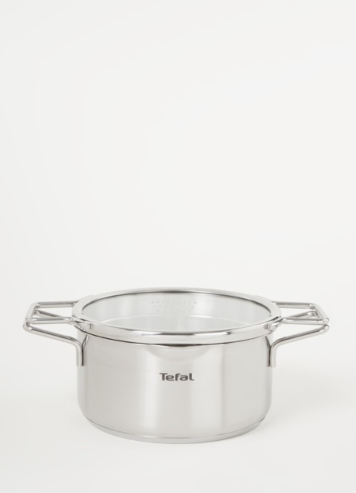 Tefal Nordica kookpan Ø20 cm - voorkant 3 zilver