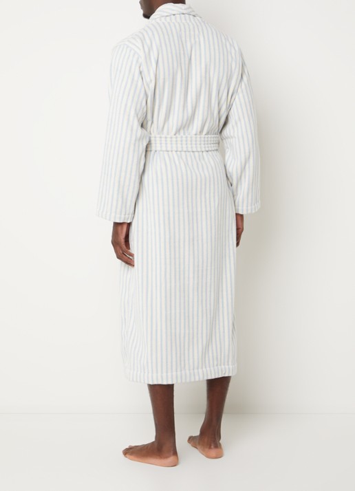 TEKLA Badjas met opgestikte zakken - unisex - achterkant 4 wit
